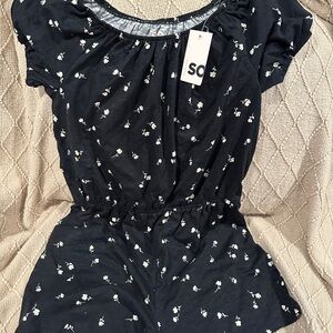 SO Black and White Starry One Piece